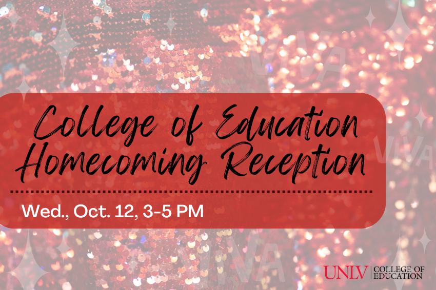 College of Education Reception Calendar University of